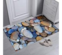 AVSMGP 3D Stone Optical Illusion Door Mat, Thickened Diatom Mud Rug- Washable Non Slip Carpet- for Bedroom/Dining Room/Lux Home/Office/Hallway/Entryway,Y,80 * 120CM/31.5 * 47.2INCH