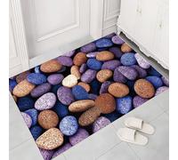 AVSMGP 3D Stone Optical Illusion Door Mat, Thickened Diatom Mud Rug- Washable Non Slip Carpet- for Bedroom/Dining Room/Lux Home/Office/Hallway/Entryway,P,40 * 60CM/15.7 * 23.6INCH