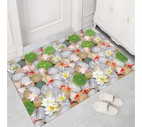 AVSMGP 3D Stone Optical Illusion Door Mat, Thickened Diatom Mud Rug- Washable Non Slip Carpet- for Bedroom/Dining Room/Lux Home/Office/Hallway/Entryway,I,60 * 90CM/23.6 * 35.4INCH