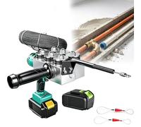 AVSMGP Cordless Fish Tape Professional Wire Threading Tool with 2 Batterys, Brushless Motor Automatic Fish Tape Tools 100FT/30M Electric Cable Lead Stringing for Construction Hydropower
