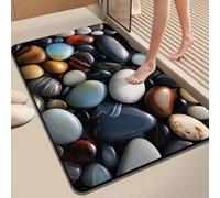 AVSMGP Creativity 3D Stone Carpets Optical Illusion, Super Soft Diatom Mud Rug- Quick-Drying Non Slip Fool Mat- for Floor/Entrance/Living Room/Playroom/Home Decor,E,80 * 120CM/31.5 * 47.2INCH
