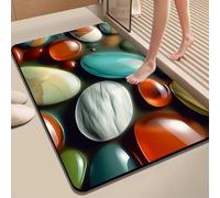 AVSMGP Creativity 3D Stone Carpets Optical Illusion, Super Soft Diatom Mud Rug- Quick-Drying Non Slip Fool Mat- for Floor/Entrance/Living Room/Playroom/Home Decor,F,50 * 80CM/19.7 * 31.5INCH