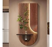 AVSMGP Led Sandstone Wall Decoration with Hydroponic Room, Handmade Sandstone Art Wall Decor Art Sculpture Home Decor for Home, Office, And Study Room And Hallway,C,50 * 100cm/19.7 * 39.4in