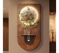 AVSMGP Led Sandstone Wall Decoration with Hydroponic Room, Handmade Sandstone Art Wall Decor Art Sculpture Home Decor for Home, Office, And Study Room And Hallway,A,50 * 100cm/19.7 * 39.4in