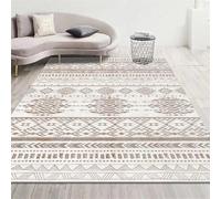 AVSMGP Moroccan Retro Area Rug, Geometric Print Like Carpets- Dirt And Wear Resistant Door Mat for Bathroom Living Kitchen Laundry Room,Non-Slip And Easy To Clean,H,40 * 60CM/15.7 * 23.6INCH