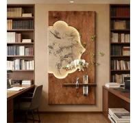 AVSMGP Sandstone Wall Decor with LED Lights And Remote Control, 3D Textured Art Sculpture Imitation 3D Wall Art Decor for Living Room, Bedroom, Office, Hallway,A,80x40cm/31.5x15.7in