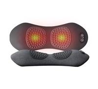 AVSMGP Smooth Spine 3-In-1 Heating Massager for Neck And Back, Ergonomic Massage Pillow with Vibration & Hot Compress, Auto Pressure Sensing for Shoulder Pain Relief, Sciatica,Black
