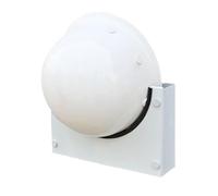AVSMGP Wall Mounted Helmet Display, 1/2/3/4/5/6 Grids Hard Hat Rack Heavy Galvanized Steel Hard Hat Storage Rack Helmet Display Rack for Corporations Or Workers,1Grids