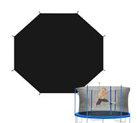 AVSMGP Waterproof Trampoline Canopy Tent Cover, 6Ft 8Ft 10Ft 12Ft 14Ft 16Ft Trampoline Shade Cover Trampoline Top Cover Accessories for Outdoor Easy To Install,Black,12FT/3.66M/8 Pole