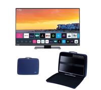 AVTEX W195TS-U 19.5" 12V/240V HD FREEVIEW PLAY TV SATELLITE SMART TV CASE BUNDLE