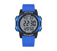 AVTREK Waterproof Pedometer Watch Step Counter for Walking No APP/Bluetooth Required Sport Fitness Tracker with LCD Large Numbers Miles Calories(Blue)