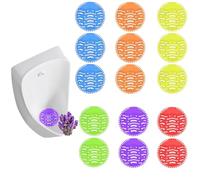 Avtytsda 15 Pack Urinal Screen, Splash Free Urinal Mats, Premium Long Hair Anti-Splash Deodorizer Mats, Odor Neutralizer for Bathroom, Restaurants, Offices, Schools, Fresh Fragrance