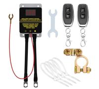 Avutrel 12V 200A Car Battery Isolator Switch Remote Control Set, Auto Remote Battery Disconnect Switch with LED voltage indicator, Car Remote Car Kill Switch, For Auto RV, ATV, Boot, LKW