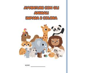 Avventure con gli animali: impara e colora