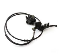 AVXGSONI Front Rear Brake Disc Left Hand Rear Handle Bar 150cm Lever Hydraulic Disc Brake 158mm Fit for ATV Quad Bike Go Kart Buggy Scooter Parts(Without Brake disc)