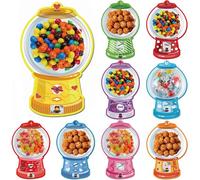 AVZYARDY 18/36PCS Valentine's Candy Cards Gifts Set with Plastic Domes, Bubble Gum Machine Valentine Candy Cards, DIY Craft Treat Holder, Fillable Exchange Greeting Card for Party Favors