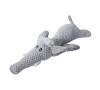 AVZYARDY Animals Chew Dog Plush Pet Train Bite Invincible Dog PP Cotton Cartoon Voice Function for Dog Puppy (Elephants)