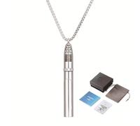 AVZYARDY Breathing Necklace Anxiety Stress Relief Tool for Mindfulness (A)