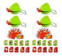 AVZYARDY Frog Tongue Board Game, Frog Masks with Blow Tongues, Catch-the-Bugs Insect Cards, Multiplayer Interactive Party Game for Kids & Adults, Fun Family Desk Toy for Home Office & Travel
