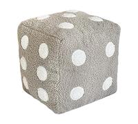 AVZYARDY Grunge Dice Pillow 8x8 Inch, Soft Plush Cube Cushion for Bedroom Decor, Aesthetic Gaming Setup Room Accessories, Cute Stuffed Dice Plush for Home Sofa Decor