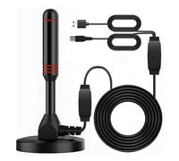 AVZYARDY Indoor Outdoor Digital HD Aerial 30DBI Indoor Amplified DAB Antenna with Amplifier Quick Response HD Digital TV Antenna