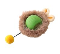 AVZYARDY Interactive Cat Toy Ball Self Rotating Ball Automatic Motion Activated Moving Ball Anti-Depression Pet Toy for Indoor Cats (Green)