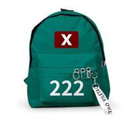 AVZYARDY Korea Game Season2 Cosplay Backpack Lightweight School Backpack for Girls Boys Large Capacity Causal Travel School Bags Outdoor Sports Daypacks for Squid TV Series Fans