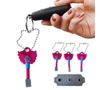 AVZYARDY Korean Traditional Play Game Keychain, SG3 Hide and Seek Keychains Pendant, Korean Folk Game Squid Keychains Pendant, 3D Printed Backpack Key ring for Season 3 Squid TV Fans