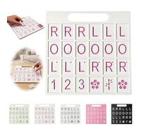 AVZYARDY Mahjong Solo Practice Board, 3D Printed American Mahjong Strategy Aid with 24 Slots, Portable Tile Pattern Learning & Strategy Practice Boards for Mahjongs Lovers Player Beginners