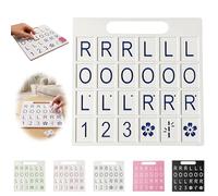 AVZYARDY Mahjong Solo Practice Board, 3D Printed American Mahjong Strategy Aid with 24 Slots, Portable Tile Pattern Learning & Strategy Practice Boards for Mahjongs Lovers Player Beginners