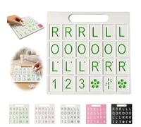 AVZYARDY Mahjong Solo Practice Board, 3D Printed American Mahjong Strategy Aid with 24 Slots, Portable Tile Pattern Learning & Strategy Practice Boards for Mahjongs Lovers Player Beginners