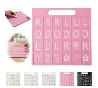AVZYARDY Mahjong Solo Practice Board, 3D Printed American Mahjong Strategy Aid with 24 Slots, Portable Tile Pattern Learning & Strategy Practice Boards for Mahjongs Lovers Player Beginners