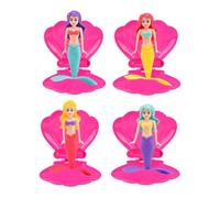 AVZYARDY Mermaid Diving Toys Set for Kids, Glitter Pool Sinkers Bath Toys, Underwater Swim Game Accessories for Girls Boys, Pool Mermaid Dive Toys for Swimming Training & Water Play-4Pcs