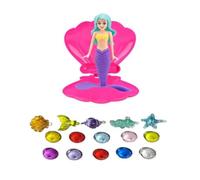AVZYARDY Mermaid Diving Toys Set for Kids, Glitter Pool Sinkers Bath Toys, Underwater Swim Game Accessories for Girls Boys, Pool Mermaid Dive Toys for Swimming Training & Water Play-17pcs