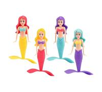 AVZYARDY Mermaid Diving Toys Set for Kids, Glitter Pool Sinkers Bath Toys, Underwater Swim Game Accessories for Girls Boys, Pool Mermaid Dive Toys for Swimming Training & Water Play-4pcs Mermaids