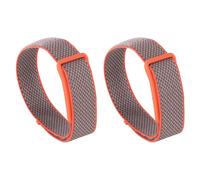AVZYARDY Nylon Band for Google Fitbit Air Adjustable Woven Wristband Breathable Hook and Loops Strap for Fitbit Air Screenless Fitness Tracker (2pcs brown) (2pcs B)