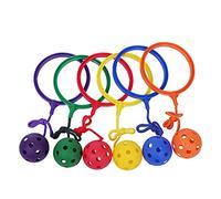 AVZYARDY Skip Ball Classical Skipping Toy Exercise Coordination Jump Playground Toy Ball Balance Hop Light Up Ankle Skip Ball Fun Or Birthday Party Favor