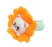 AVZYARDY Skzoo Plush Pencil Case, Kawaii Wolf Chan Han Quokka Bbokari Flower Pouch, Soft Stuffed Animal Makeup Bag Gift for Stray Kids Fans & Collectors-Cat