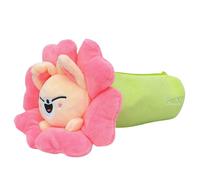 AVZYARDY Skzoo Plush Pencil Case, Kawaii Wolf Chan Han Quokka Bbokari Flower Pouch, Soft Stuffed Animal Makeup Bag Gift for Stray Kids Fans & Collectors-Fox