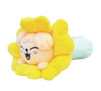 AVZYARDY Skzoo Plush Pencil Case, Kawaii Wolf Chan Han Quokka Bbokari Flower Pouch, Soft Stuffed Animal Makeup Bag Gift for Stray Kids Fans & Collectors-Dog