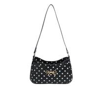 AVZYARDY Women PU Retro Polka Dot Shoulder Bag with Compartments
