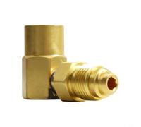AW-407 / CGA032 Brass 90 Degrees Elbow Inert Gas Adaptor For Everlast TIG/MIG Welder for ARGON Connector,Efficient Gas Flow For Industrial Welding Applications