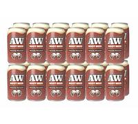 AW Root Beer 330ml x 24 (Naturally Flavoured) Fridge Pack Cans - Carbonated Vanilla and Root Beer Flavour Soft Drink