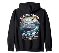 Aw Ship It´s A Family Trip Cruising Outfit Alaska Cruise Zip Hoodie