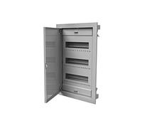 AW-Tools C.1536 Flush-Mounted Small Distributor 3 Rows for 36 + 6 TE Metal Grey (RAL 9016)