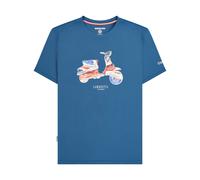 AW24 Scooter Flag Big & Tall T-Shirt Lambretta Dark Blue XXXL