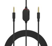 AW920H Gaming Headset Cable,Audio Aux Cable Compatible with Alienware AW920H AW720H AW310H AW510H 988 Gaming Headset, for Logitech G633 G933 headsets, Inline Mute Volume Controller Nylon Braided 5.5ft