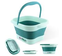 AWA Foldable Foot Bath with Acupressure Points, Sturdy and Easy to Store, Multipurpose Foldable Foot Soaking Bucket Great for Relaxation and Pain Relief (Foot Bath Sink