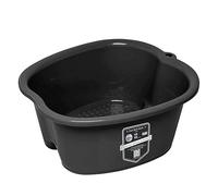 AWA Foot Soaking Tub for Soaking Feet, Extra Large Pool Foot Bath Soak Tub,Sturdy Feet Soaking Tub and Pedicure Bowl, Foot Spa Kit for Women and Men (Black Foot Tub)