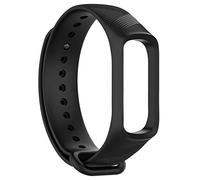 AWADUO Compatible For Samsung Galaxy Fit E SM-R375 Replacement Band, Replacement Silicone Wrist Band Strap For Samsung Galaxy Fit E 2019 SM-R375 GPS Watch, Soft And Durable(Silicone Black)